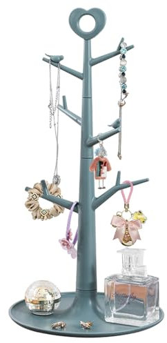SIYINGSAERY Schmuckbäume Kettenhalter Baum Schmuckständer Kettenständer Halskette Aufbewahrung Ketten Schmuck Ohrringhalter Ohrringständer Baum Armbandständer für Halsketten Becher