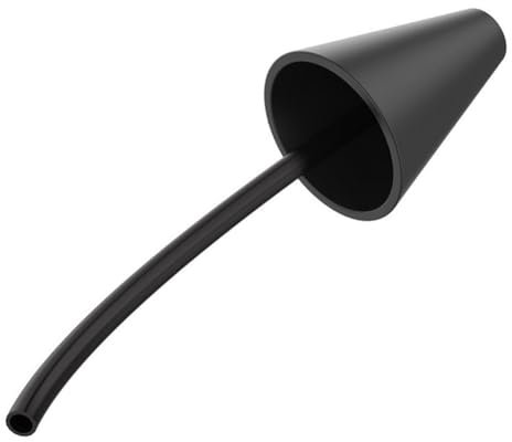 Booso Rauchkegel-Lecksucher, Abluft-Ansaugkanal-Adapter, Lecksuche, Auto-Nebelmaschinen-Zubehör
