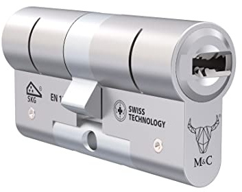 Cilindro de seguridad M&C Condor (37x37, Leva larga, Níquel) SKG***