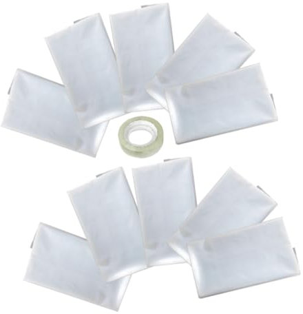 Milisten Einweg Hufpflegebeutel Aus Nylon Kunststoff Mit Einweichfunktion Universell Für Pferde Und Esel Bauernhof Hufpflegetasche in Milchig Weiß