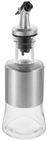 COLLBATH Bottiglia Di Olio Di Flacone Dosatore Olio Versatore Di Olio D'oliva Bottiglia Di Salsa Di Aceto Ampolla Di Aceto Decanter Per Olio D'oliva Porta Aceto Acciaio Inossidabile