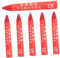iplusmile 6st Reifenmarkierung Textmarker Autozubehör Reifenreparaturstift Reifen-Graffiti-Stift Reifenstifte Markierungsstifte Für Autoreifen Reifenmarker Buntstifte Zeichnen Wachs Rot
