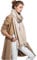 LA FERANI Damen Kaschmir Schal dünn Herbst Winter 185x65 beige Kaschmirschal Hasltuch formell stillvoll elegant Wollschal Wolle Uni Farbe Damenschal Geschenk für Sie (Beige)