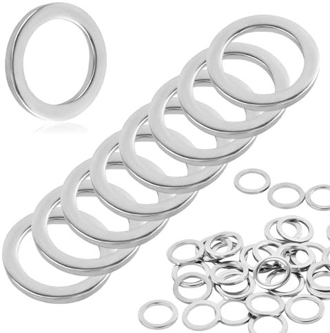 30 Piezas Arandelas para Bisagras de Puertas, Arandelas Planas, M10 Arandelas Acero Inoxidable Planas, Arandela de Seguridad para Puertas, Bicicletas, Accesorios de Maquinaria