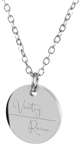 Aurelyn Namenskette personalisiert – Kette mit Namen & Gravur – Halskette für Damen mit Anhänger – Geschenkidee für Frauen, Mama oder Freundin
