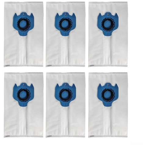 Replacement Vacuum Bags for Miele For Hoover C1 C3 Series 6 Pack with Optimal Dust Filtration for Cleaner Air (Blue)