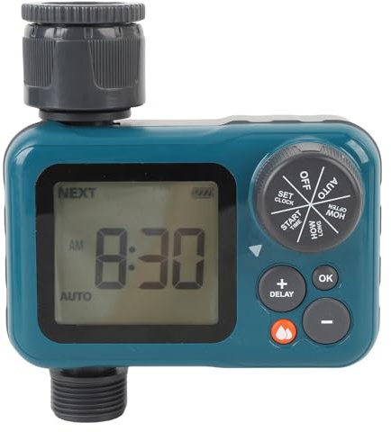 Bonnes Performance Timer Sprinkler System Irrigation Water, Smart Garden Plant Drip Ground Motion Roun Outdoor pour l'arrosage Numérique avec Retard de Pluie