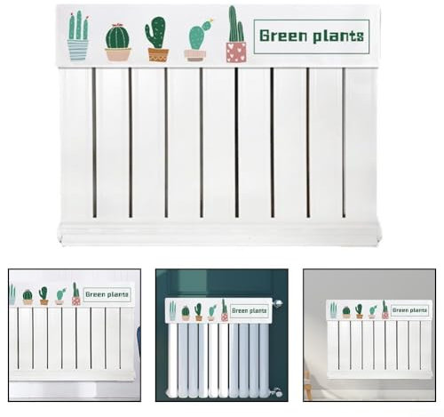 Cache-radiateur vertical en tissu élégant et fonctionnel pour intérieur de maison (160 cm)