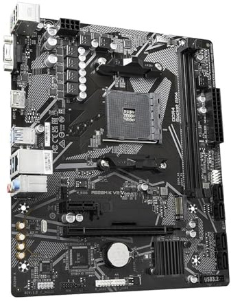 WLTDYZZLDN Scheda Madre Fit for GIGABYTE A520M K V2 A520 AM4 for CPU Ryzen 5/7/9/3 5600X 5700X 5950X DDR4 M.2 Micro ATX Motherboard