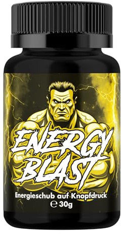 Energy Blast Riechpaste Extra Stark – Riechpaste für Sportler, Powerlifting & Kraftsport – Riechpaste für Maximale Energie, Fokus & Leistung im Gym – Langanhaltender Wirkung