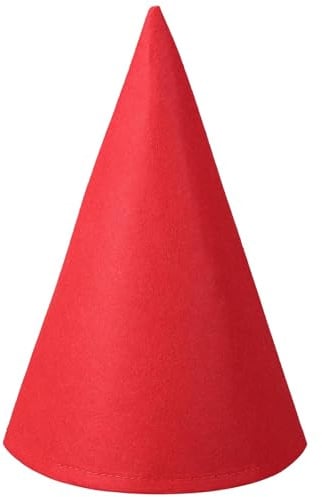 Zwergenmütze Erwachsene, Zwergenmütze Filz Wichtelmütze für Erwachsene, Zipfelmütze Zwerg Wichtelmützen, Elfenmütze Lustige, Zwergenkostüm Zubehör für Karneval Halloween Ostern Weihnachten Party