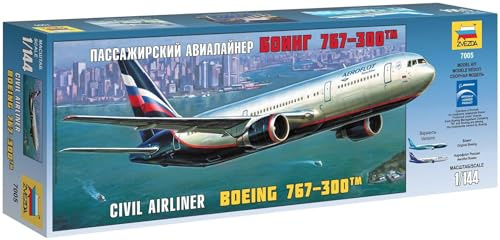 Zvezda 500787005-1:144 Passagier-Flugzeug Boeing 767-300