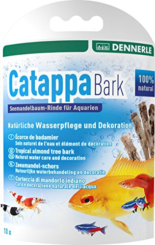Dennerle Catappa Bark - natürliche Wasserpflege und Dekoration für tropenähnliches Aquarienwasser