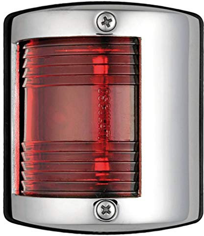 OSCULATI Feu de Navigation Utiity 85 acier/112,5° Rouge