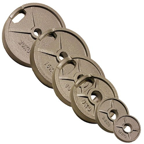 POWER EXTREME Hantelscheibe, guss, 51mm, Grifflöcher 15 kg