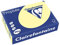 Clairefontaine 2220C - Ries Druckerpapier / Kopierpapier Trophee, Pastell Farben, DIN A4, 210g, 250 Blatt, Gelb, 1 Ries, Kanariengelb