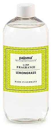 pajoma® Nachfüllflasche für Katalytische Duftlampe 500 ml, Lemongras | Raumduft Nachfüller - intensiver und hochwertiger Duft in Premium Qualität