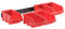 hünersdorff Set 1 x Kunststoffschiene, 5 x Größe 2 rot
