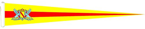U24 Langwimpel Großherzogtum Baden Fahne Flagge Wimpel 150 x 40 cm Premiumqualität