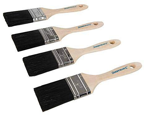 Silverline 961181 Tradesman Synthetic Paint Brushes 4pk 50 mm / 2