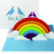3D Hochzeitskarte „Lesbian Wedding Card - Pop Up Karte MRS. & MRS. als Einladungskarte, Geschenk, Gastgeschenk & Einladung zur lesbischen Hochzeit