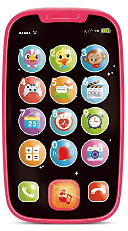 Portable Jouet pour Bébé, pour tout-petits et Jeunes Enfants – 15 Boutons et Fonctions Différents, Mélodies Musicales, Sons d’Animaux et Apprentissage des Nombres – pour Enfants Agés de 1 An et plus