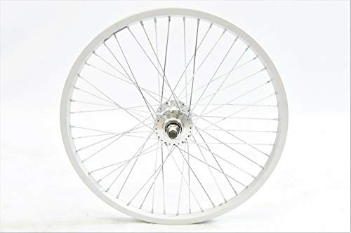 Specialist Bike Wheels FRONT 20 BMX 48 SPOKE WHEEL 14mm AXLE SILVER (406-19) RIM