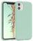 EAZY CASE Premium Silikon Handyhülle kompatibel mit iPhone 11, Slimcover mit Kameraschutz und Innenfutter, Silikonhülle, Schutzhülle, Bumper, Handy Case, Hülle, Softcase, Mintgrün, Grün