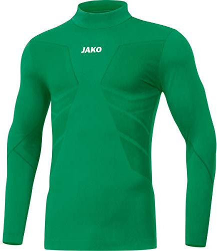 JAKO Herren Turtleneck Comfort 2.0, Sportgrün, L