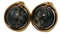 Ohrstecker STELLA vergoldet Edelstein (Moosachat)