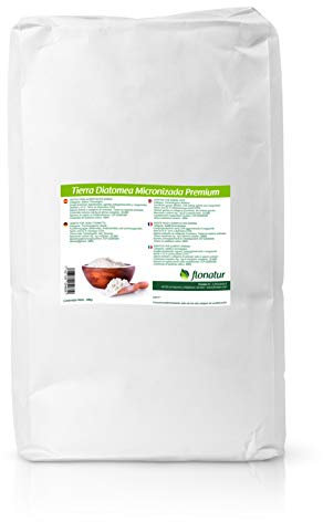 flonatur Tierra diatomea micronizada Natural 20kg, múltiples usos, Tratamiento eficaz contra Insectos y Fertilizante Natural (Micronizada, 20Kg)