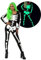 Morph Leuchtendes Skelett Bodysuit Damen, Halloween Kostüm, Glühendes Skelett Outfit für Frauen, XL