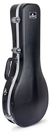 Crossrock, ABS Molded Style Mandolin Hard Shell Case, Black (CRA861MABK)