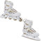RAVEN Profession 2in1 Schlittschuhe Inlineskates Inliner für Kinder und Erwachsene verstellbar (White/Gold, 35-39 (23cm-25,5cm))