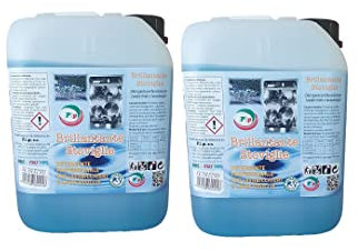 PIP Brillantante Lavastoviglie Professionale, Additivo Lavastoviglie, Pulizia Rigenerante, Anticalcare, Detergente Industriale, Tanica TK LT. 5, set 2 pezzi, Ho.Re.Ca., HACCP