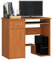AKORD Schreibtisch Jay 90 cm | mit 1 Tür und 1 Schublade | PC-Schreibtisch | Office Desk | Computertisch | Bürotisch | B90 x H74 x T50 cm | Gewicht 30,45 kg | Erle/Erle