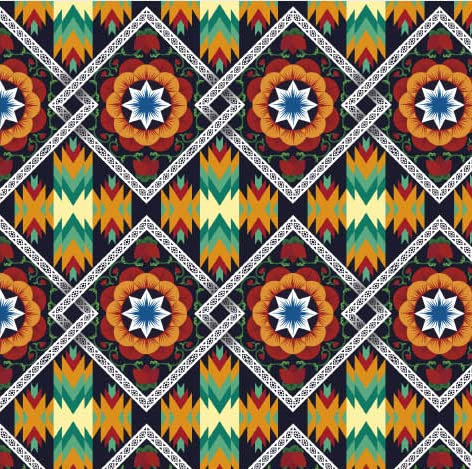 HEKO PANELS Stoff Oxford Wasserdichte Meterware CanvasPolyester Stoff Zum Nähen Nähstoffe Möbelstoffe Dekostoffe Handwerken Wasserabweisend Blickdicht Geometrisch Ethnisch Bunt 100 x 155 cm