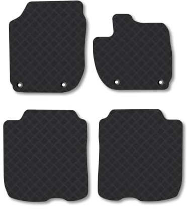 Fits Honda HR-V (2015-2021) 3mm Rubber Car Mats | Tailored Fit Durable Floor Mats Full Coverage Protection Waterproof Accessories Easy Clean Anti Slip Made in the UK