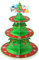 Nuenen Weihnachts-Cupcake-Ständer-Halter, 3 Etagen, Weihnachtsbaum, Karton, Cupcake-Tower, Weihnachten, Urlaub, Kuchendekoration, Ständer, Halter für Winter, Desktop-Display, Partyzubehör