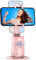 Supporto Smartphone con Funzione di Tracciamento del Viso, Supporti per Telefono Cellulare, Rotazione a 360°, Niente App Richiesta, Stream Live, Videochiamate per iPhone o Android(Rosa)