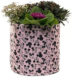 Jardinopia Mickey & Minnie Mouse Heads Stoff-Töpfe, 9 l, Rosa