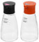 SHERCHPRY Lot de 2 récipients en verre pour sauce soja - Distributeur d'huile et de sauce - Distributeur d'huile d'olive - Distributeur d'huile de cuisine