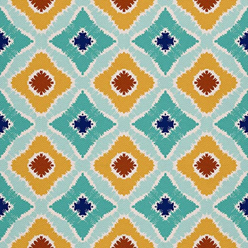 HEKO PANELS Stoff Oxford Wasserdichte Meterware Canvas-Stoff Polyester Stoff Zum Nähen Nähstoffe Dekostoffe Wasserabweisend Blickdicht Ornamenten 1 Meter 155 x 100 cm