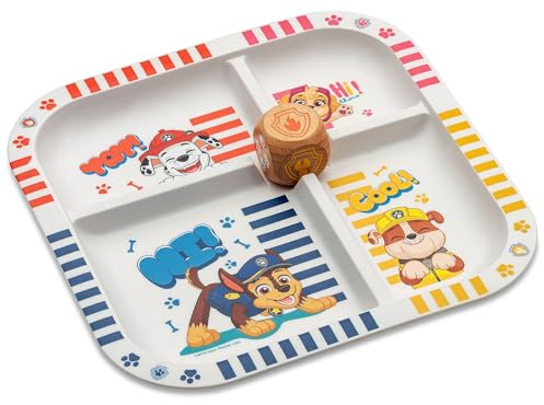 Easy Eater Paw Patrol Learning Plate + Cube