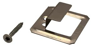 Profilholzkralle 8 x 8 mm | Nut-Feder | 120 Stück | inkl. Schrauben