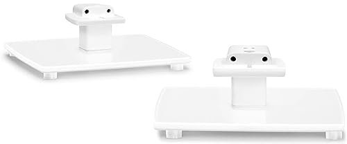 2pcs White Speakers Table Stand Compatible with Bose OmniJewel Lifestyle 650/850 Home Entertainment System
