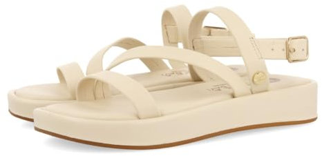 GIOSEPPO Damen Coulee Flache Sandale, Elfenbein, 39 EU