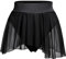 ODASDO Damen Pole Dance Outfit Rave Shorts Rüschen Höschen Rock Mesh Booty Bottoms Hot Pants Workout Clubwear, Schwarz, Mittel
