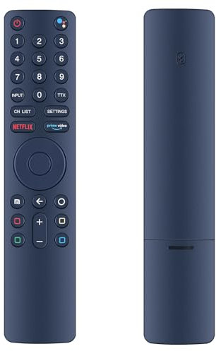 TCNOUMT La nouvelle télécommande de rechange est compatible avec Xiaomi Smart Android TV L55MS-5A/L65M5-5ASP L43M5-5ASP XMRM-00A XMRM-010 Télécommande vocale Bluetooth