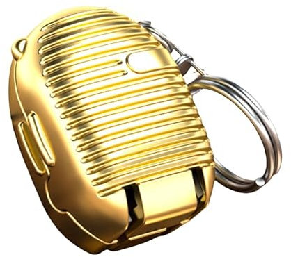 Portable Nail Clippers, Sharp Edge Stainless Steel Nail Clippers with Stainless Steel O-Ring, Travelling On The Go, Suitable for Men Or Women (Gold)